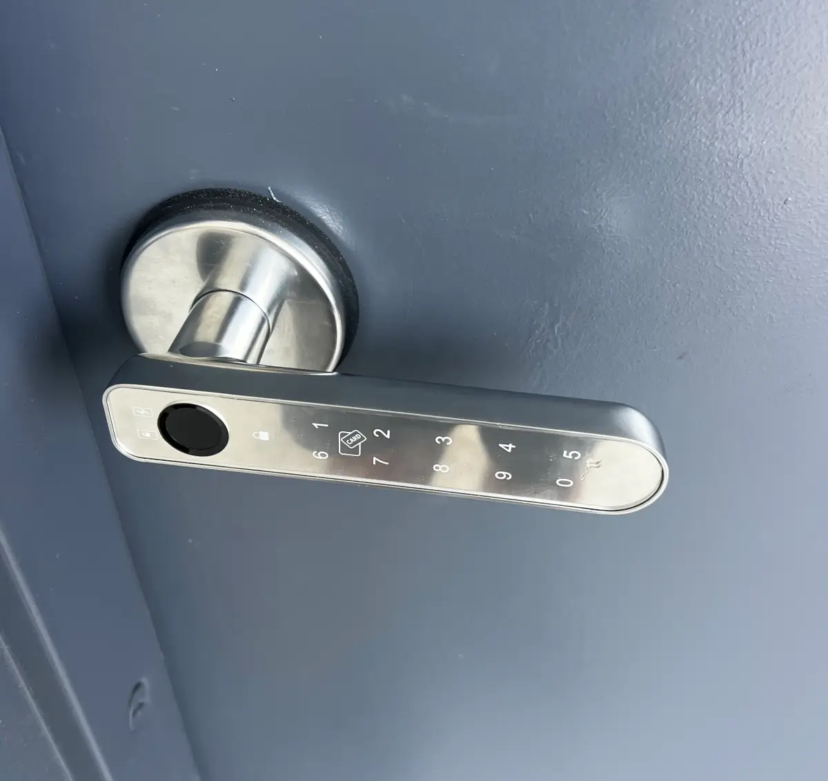 Smart Lock Installation Conway AR: Upgrade Builder Locks 1 Smart lock installation Conway AR slim keypad lever on residential door