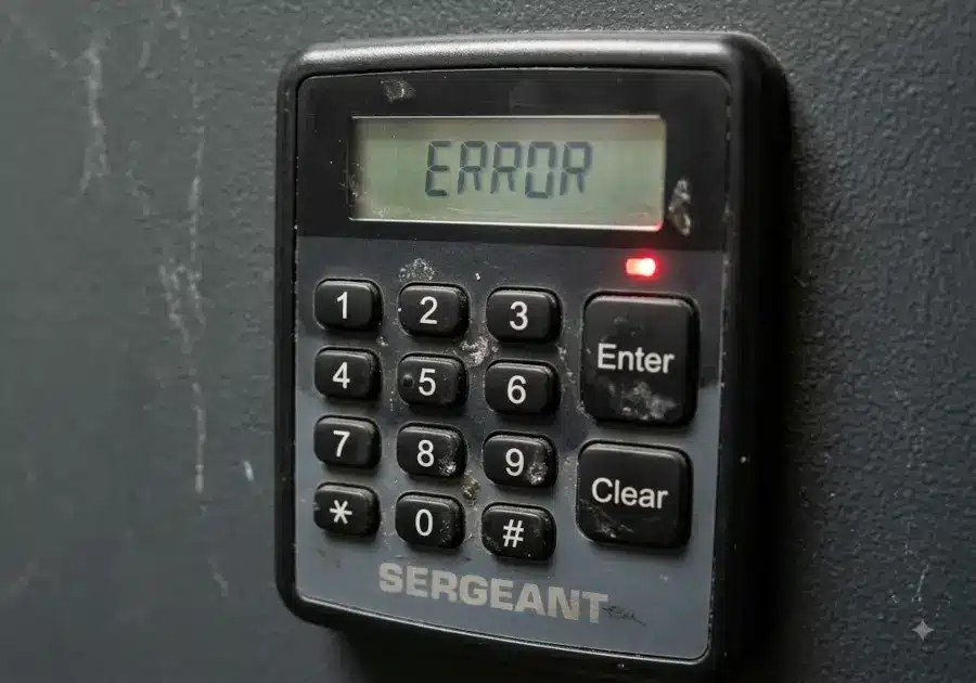 Safe Lockout in Hope AR: What to Do When Your Safe Won't Open 1 Safe lockout caused by an electronic keypad flashing an error instead of unlocking